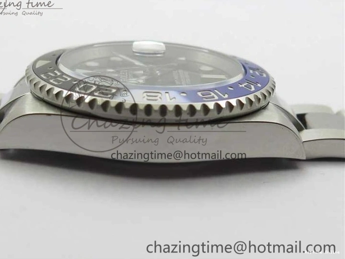 0129 GMT Master II 116710BLNR Batman Ceramic 316L Steel ROF Best Edition Black Dial on SS Bracelet A Youthful 2659